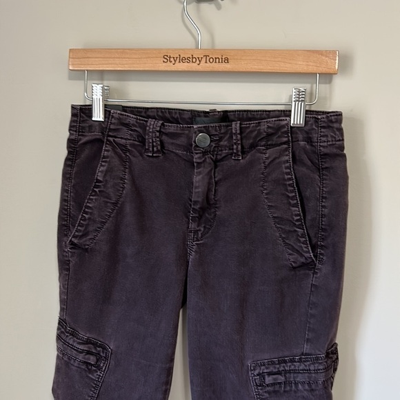 VINCE Slim Cargo Stretch Chino Pockets Mulberry Pants Jeans Sz 26 - Picture 3 of 15